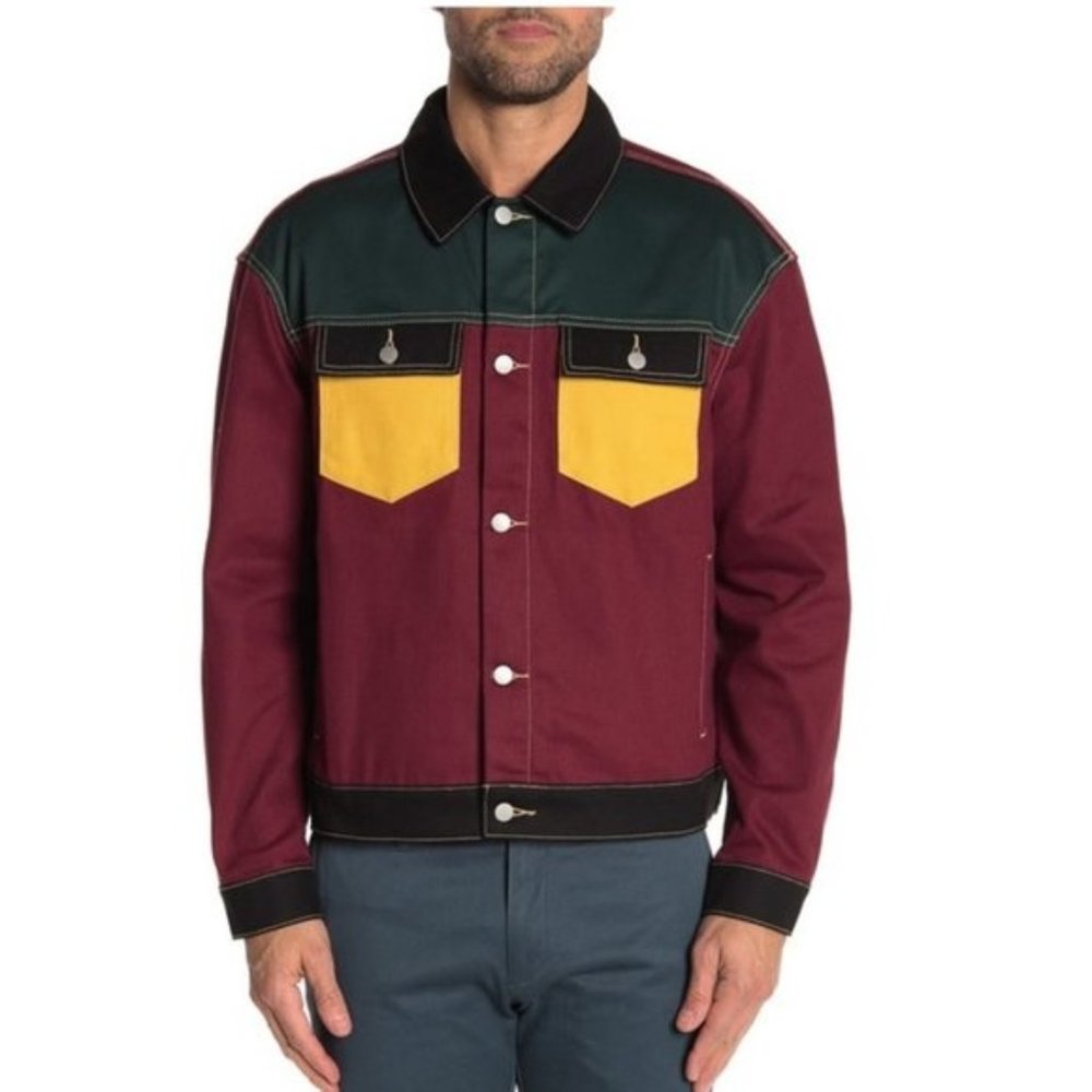 WeSC Colorblock Denim Jacket